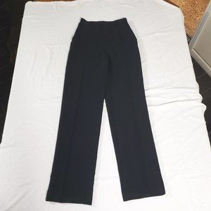 Womens ADEC2  Size 2 (0-XS) Flat Front Black Dress Trouser Pants Business #932